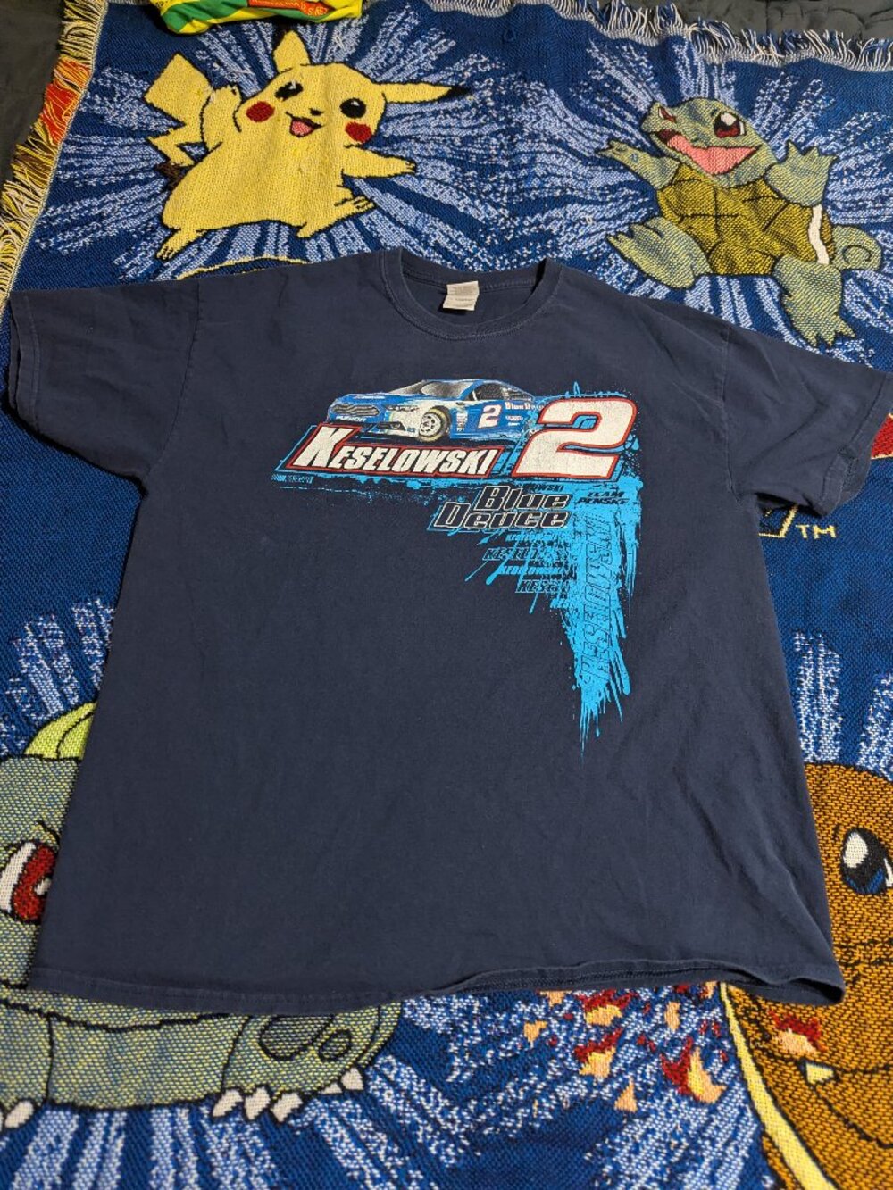 Keselowski Blue Deuce Racing T-Shirt.  In good condition, size XL.